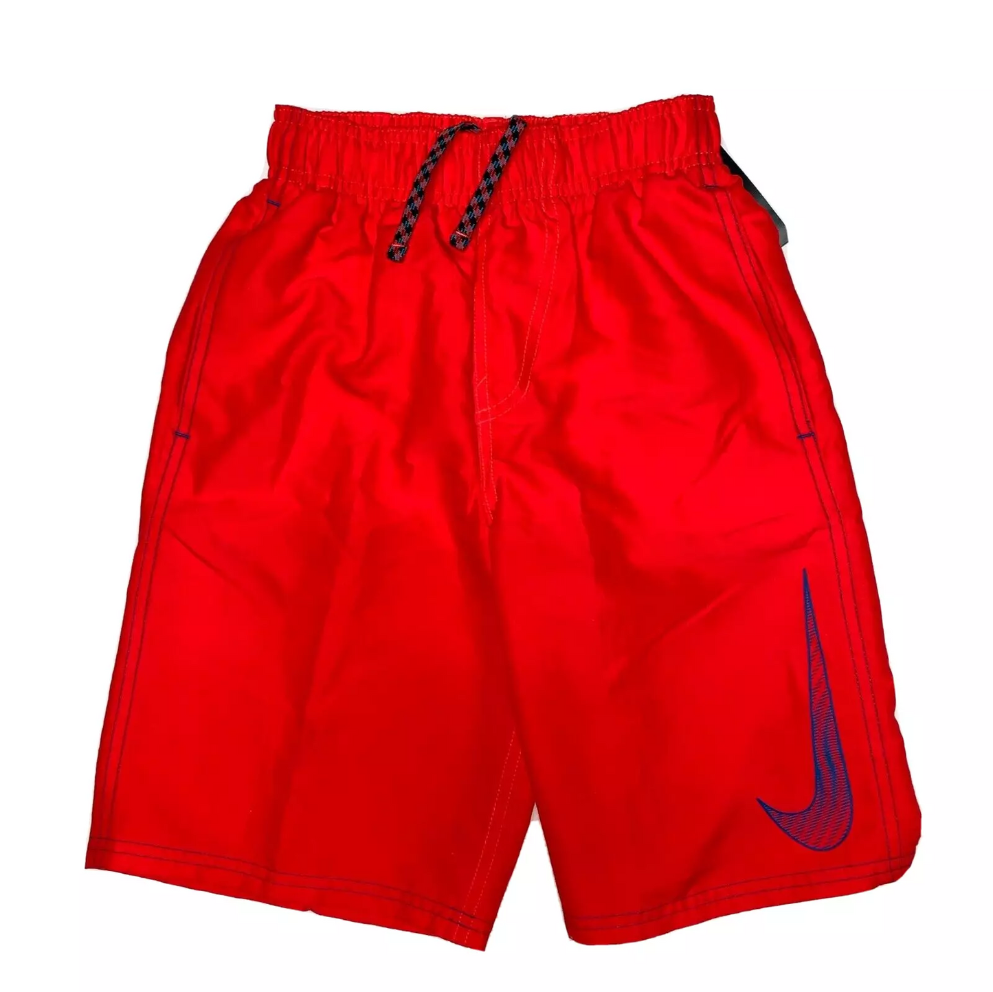 Nike Kids Boys Swimming Trunks Small Pink Pocket Waistband Drawstring 8 9 Yrs