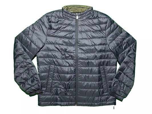 Hugo Boss Mens Jacket 2XL Navy Packable Down Water Repellent Canvas Chorus