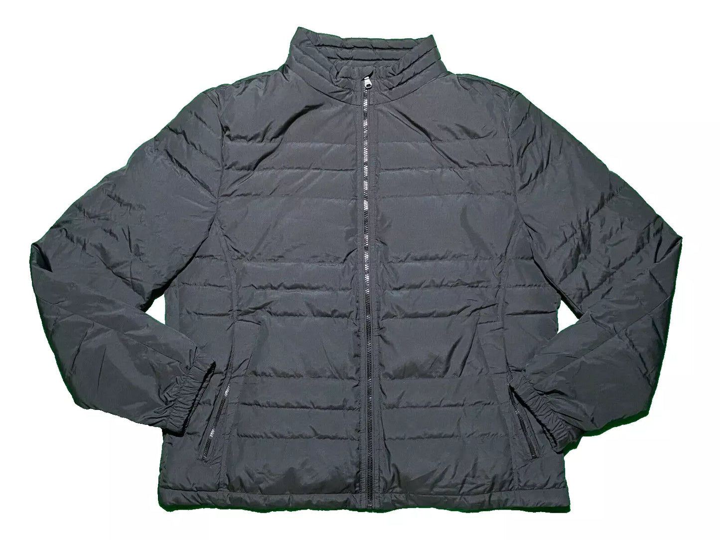 Hugo Boss Mens Jacket Windbraker Green Label Sport 2XL Black Lightweight Zipper