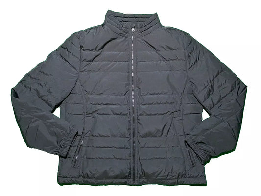 Hugo Boss Mens Jacket Windbraker Green Label Sport 2XL Black Lightweight Zipper