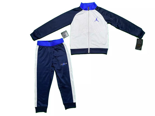 Nike Air Jordan Boy 2pc 3 4 Years Jogging Set Tracksuit Blue White 4 Insulated