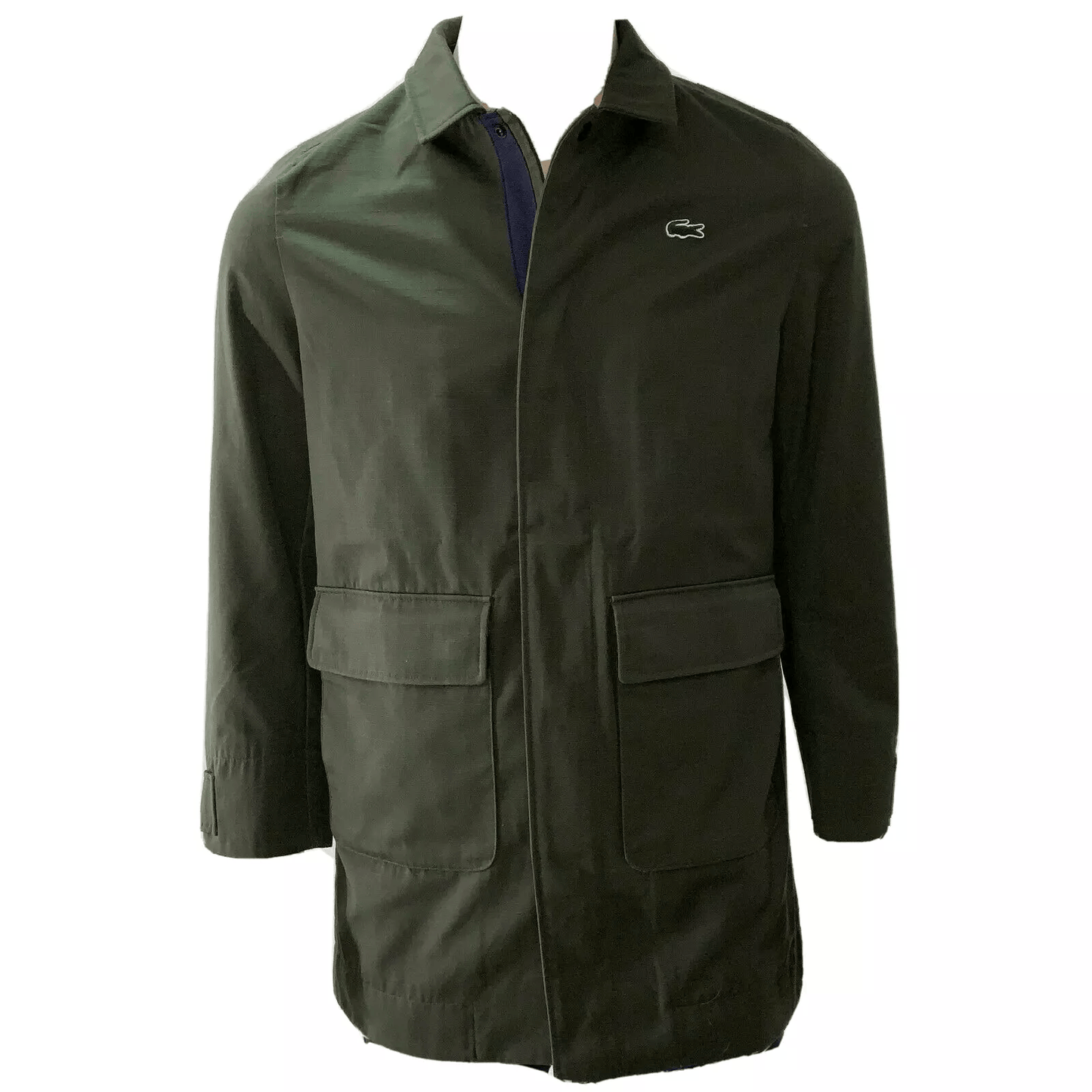 Lacoste Unisex 2XS Green Live Racket String Print Parka Fr 1 BH2633