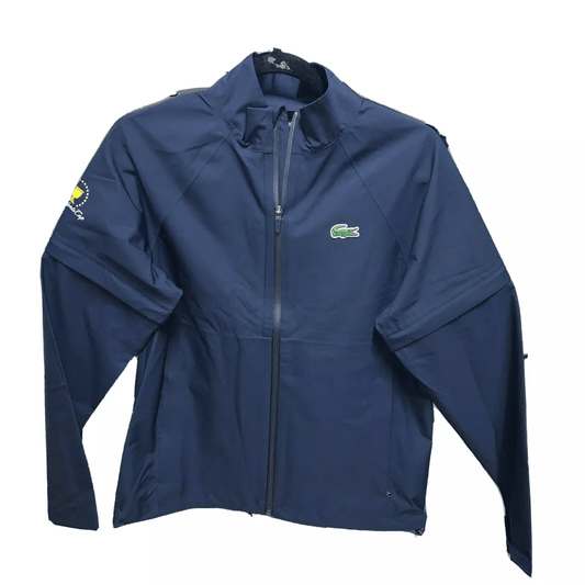 Lacoste Sport Women Jacket Small 36 Navy Blue Removable Sleeves Presidents Cup
