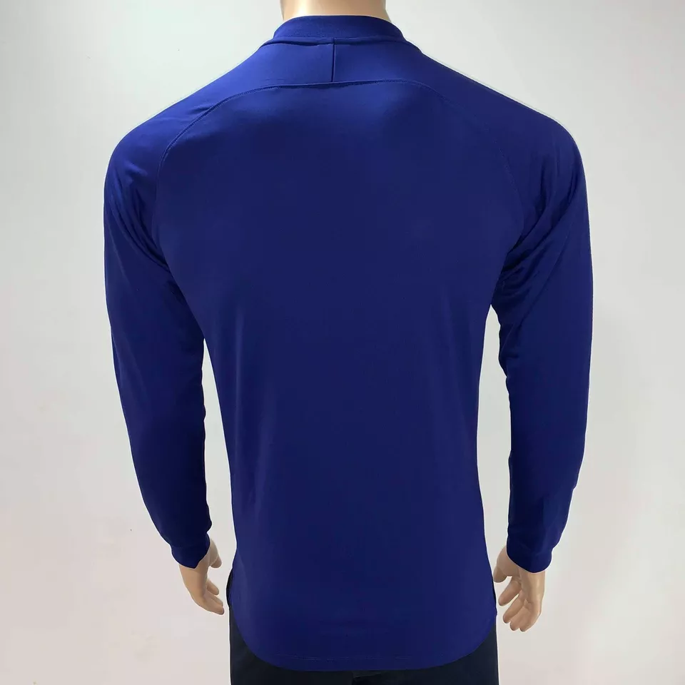 Nike Mens Track Jacket Dri Fit Foorball Roma 855179 Medium Blue Red Gold