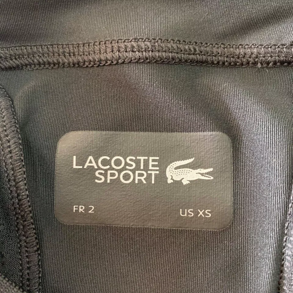 Lacoste Mens T Shirt Black XS 2XL 4XL Compression Athletic Tennis Golf Reflective