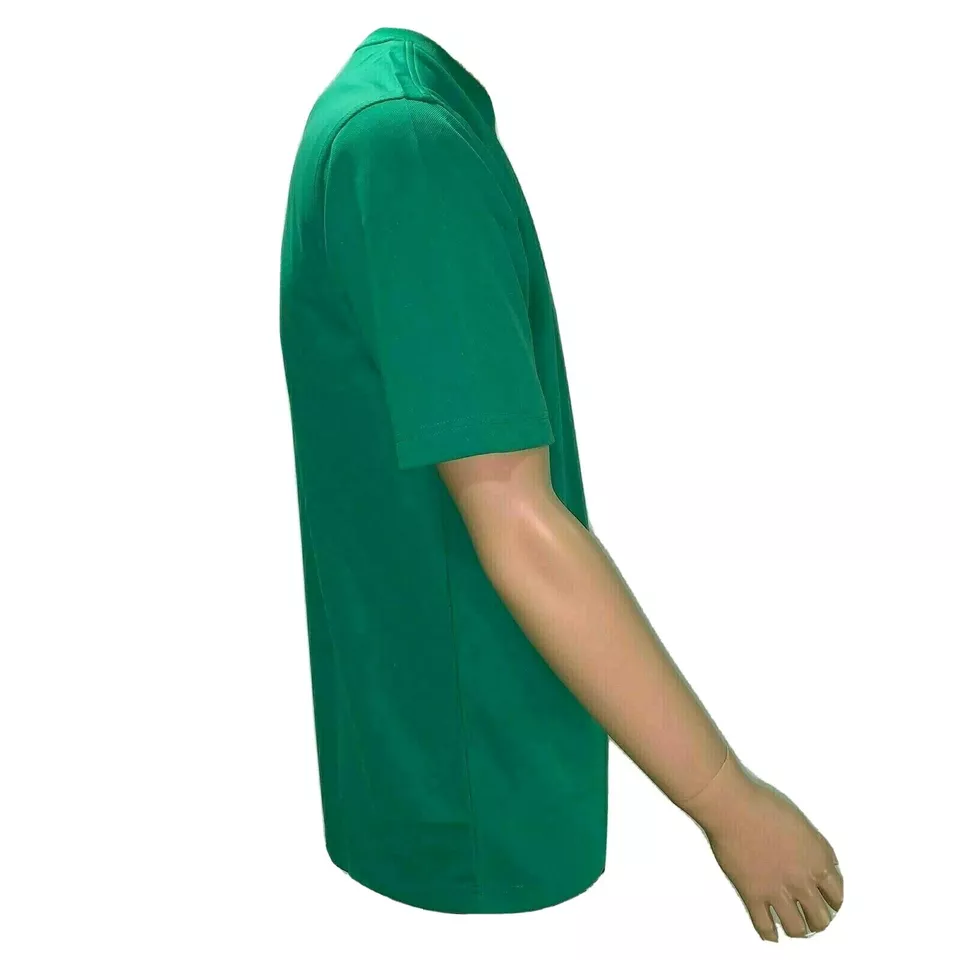 Lacoste Mens T Shirt Medium Fr4 Green Sport Tennis Breathable Big Crocodile Logo
