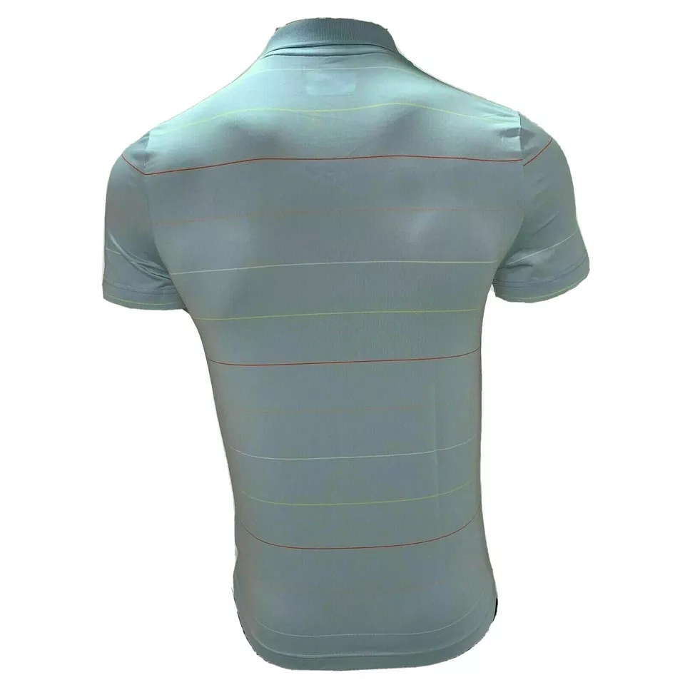 Lacoste Mens Polo Shirt XS 3XL 4XL Blue Striped Technical Jersey Sport Golf