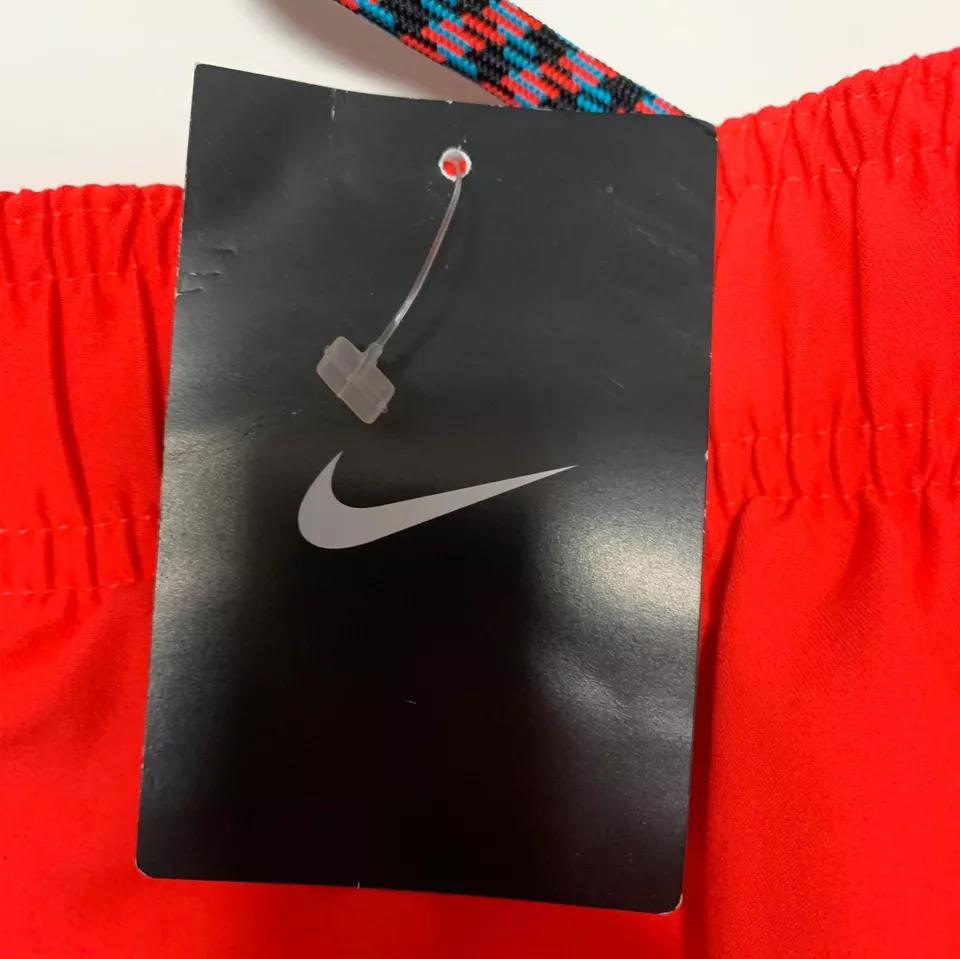 Nike Kids Boys Swimming Trunks Small Pink Pocket Waistband Drawstring 8 9 Yrs