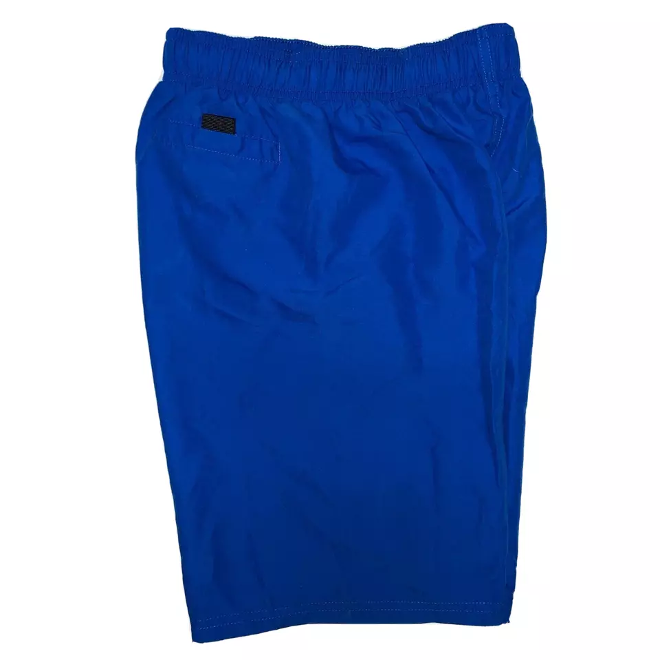 Nike Kids Boys Swimming Trunks Small Blue Pocket Waistband Drawstring 8 9 Yrs