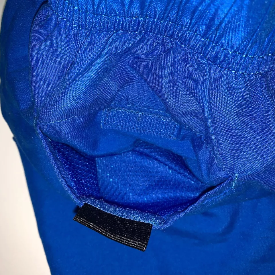 Nike Kids Boys Swimming Trunks Small Blue Pocket Waistband Drawstring 8 9 Yrs