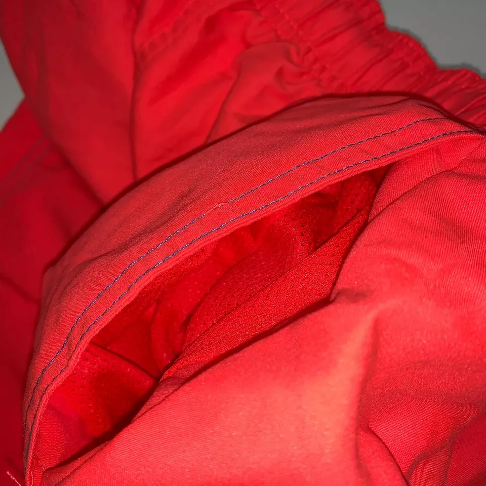 Nike Kids Boys Swimming Trunks Small Pink Pocket Waistband Drawstring 8 9 Yrs