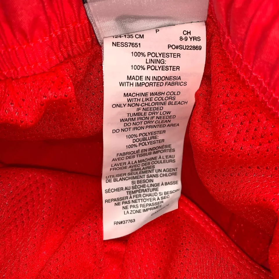 Nike Kids Boys Swimming Trunks Small Pink Pocket Waistband Drawstring 8 9 Yrs