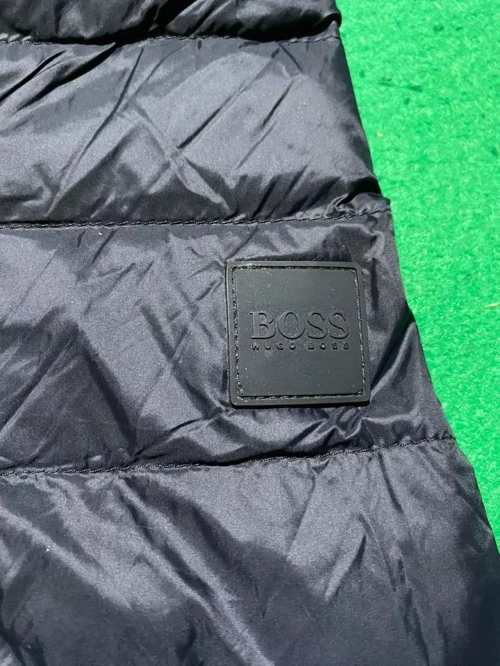 Hugo Boss Mens Jacket 2XL Navy Packable Down Water Repellent Canvas Chorus