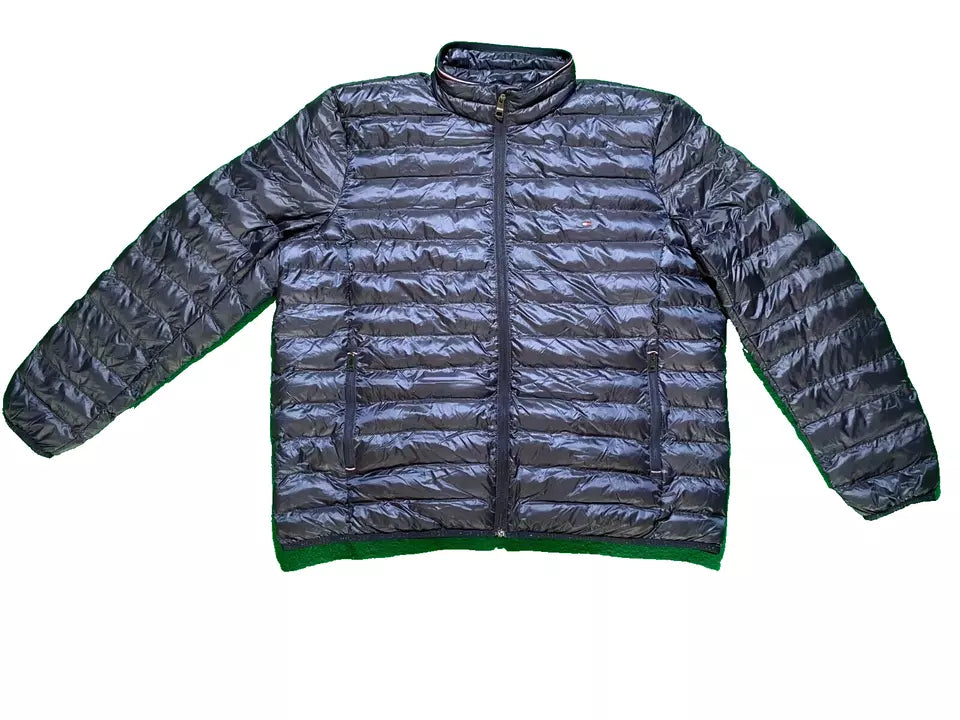 Tommy Hilfiger Men Navy Blue XXL XXXL Packable Jacket Puffer Insulated Recycled