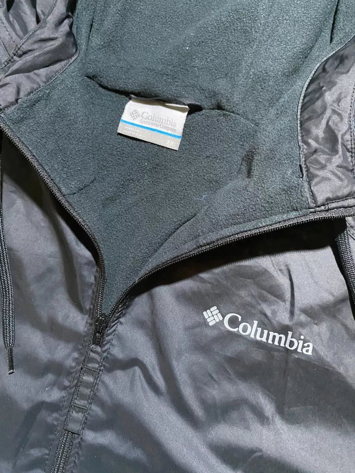 Columbia Womens XXXL Black Flash Forward Windbreaker Water Repellent Lightweight