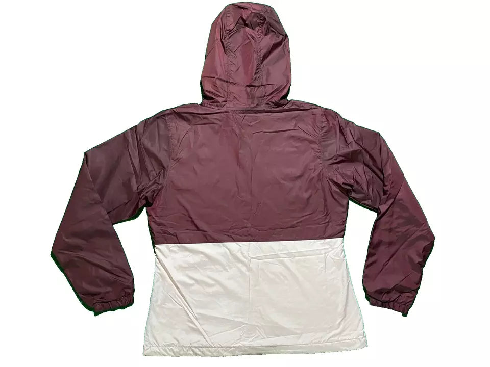 Columbia Womens M XL XXL Red White Flash Forward Windbreaker Water Repellent
