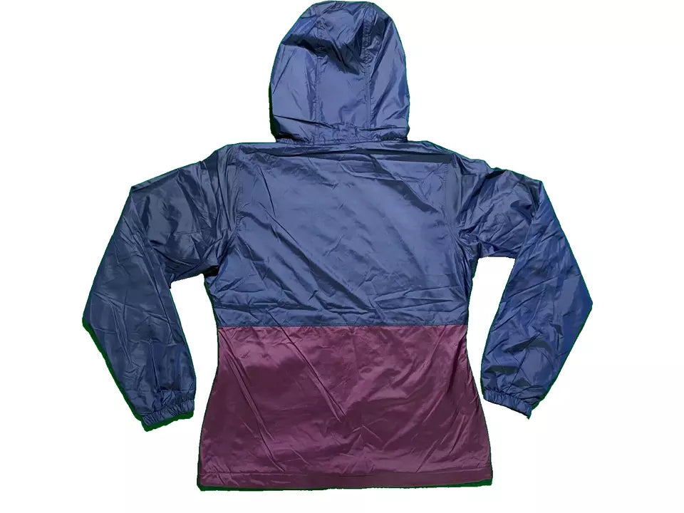 Columbia Womens Small Purpel Navy Flash Forward Windbreaker Water Repellent