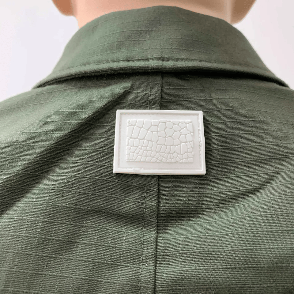 Lacoste Unisex 2XS Green Live Racket String Print Parka Fr 1 BH2633